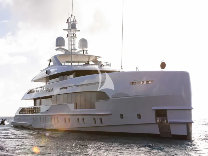 HOME Heesen 50m Aluminium FDHF - bow view HOME Heesen 50m Aluminium FDHF - bow view