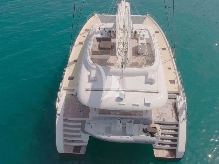 HOUBARA Sunreef 82 DD - aerial shot HOUBARA Sunreef 82 DD - aerial shot