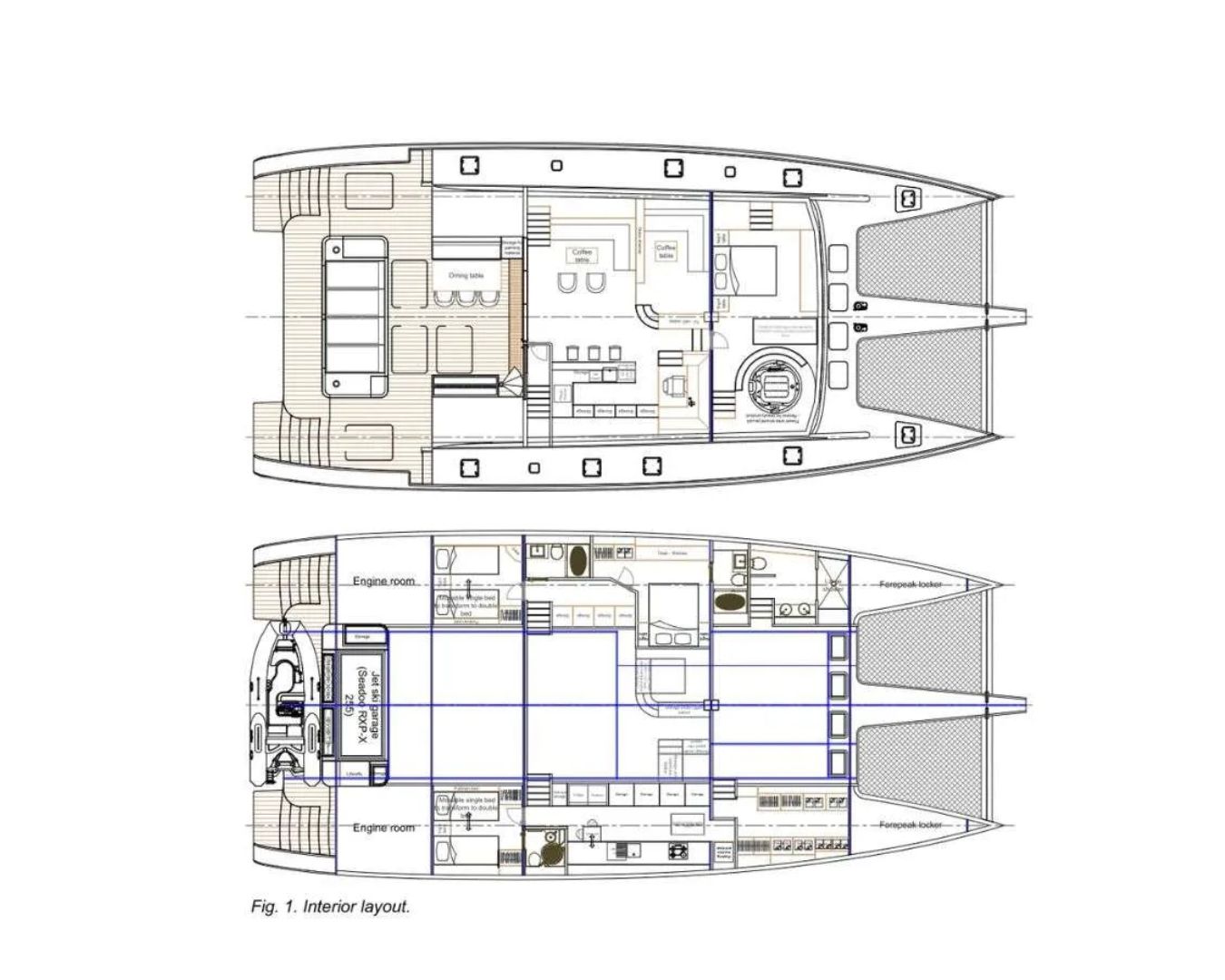 HOUBARA Sunreef 82 DD - layout
