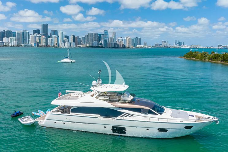 Charter Yacht HOYA SAXA - Ferretti 850 - 4 Cabins - Nassau - Exumas - Eleuthera - Bahamas