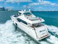 HOYA SAXA Ferretti 850 - cruising aft view HOYA SAXA Ferretti 850 - cruising aft view