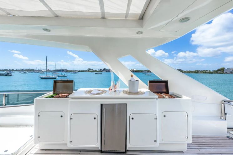 Charter Yacht HOYA SAXA - Ferretti 850 - 4 Cabins - Nassau - Exumas - Eleuthera - Bahamas