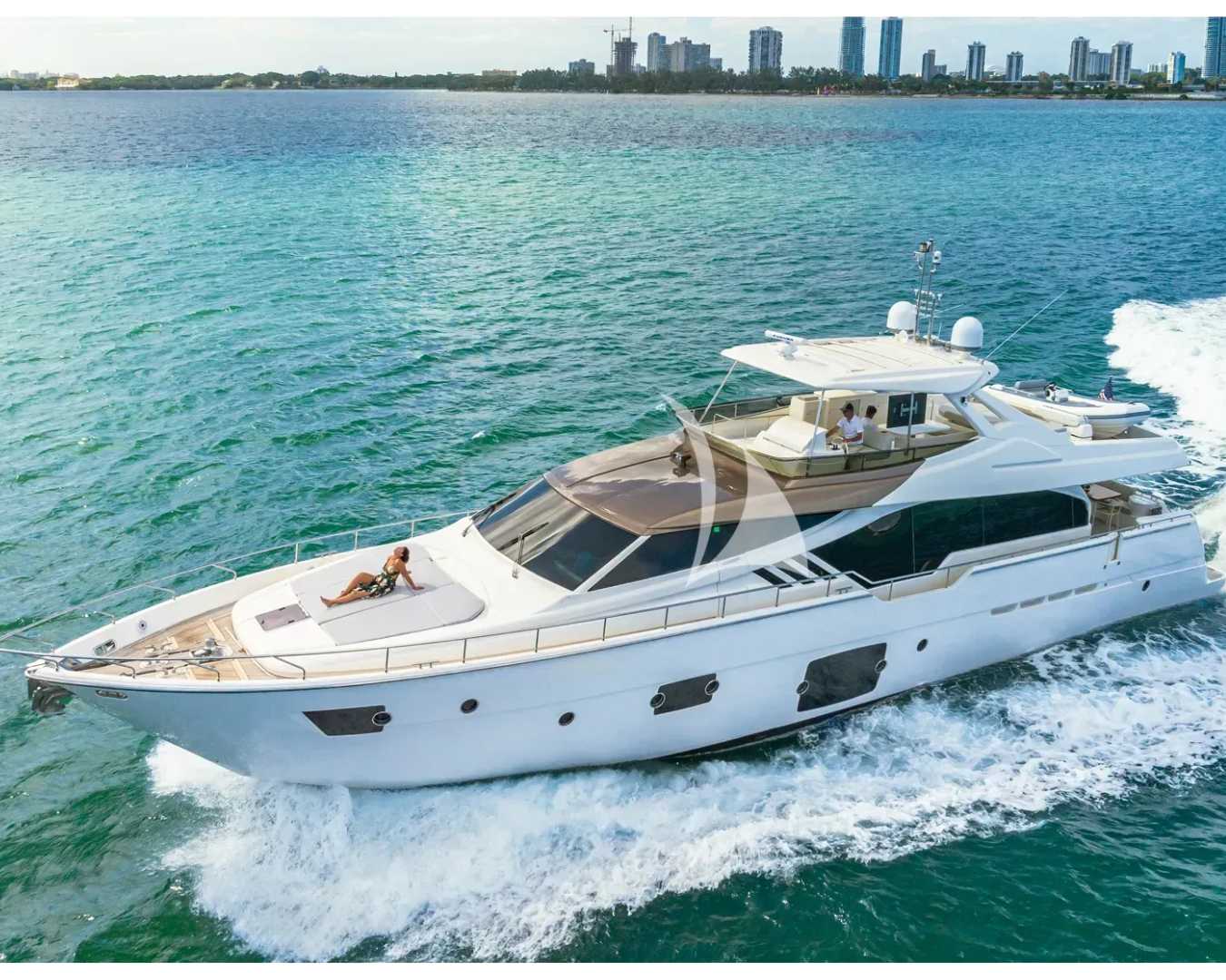 HOYA SAXA - Ferretti 850 - 4 Cabins - Nassau - Exumas - Eleuthera - Bahamas