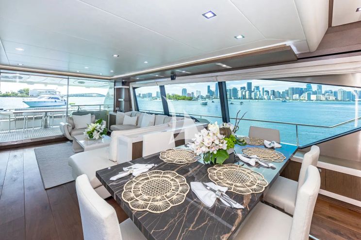 Charter Yacht HOYA SAXA - Ferretti 850 - 4 Cabins - Nassau - Exumas - Eleuthera - Bahamas