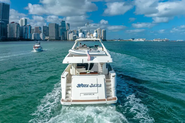 Charter Yacht HOYA SAXA - Ferretti 850 - 4 Cabins - Nassau - Exumas - Eleuthera - Bahamas