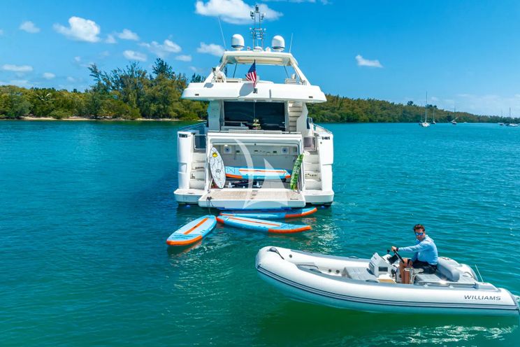 Charter Yacht HOYA SAXA - Ferretti 850 - 4 Cabins - Nassau - Exumas - Eleuthera - Bahamas