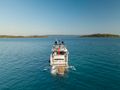 HUNKY DORY OF LONDON Sunseeker 86 - anchored aft view HUNKY DORY OF LONDON Sunseeker 86 - anchored aft view