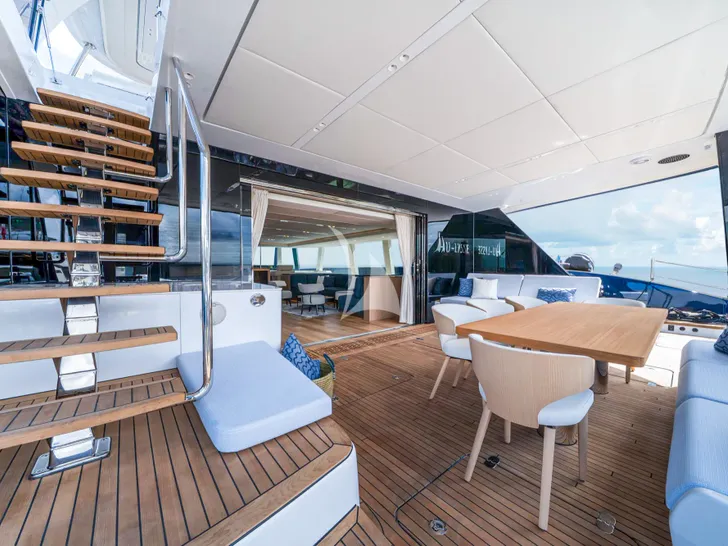HU LYSSE Sunreef 80 Sail Eco - main aft deck HU LYSSE Sunreef 80 Sail Eco - main aft deck