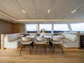 HU LYSSE Sunreef 80 Sail Eco - main dining area HU LYSSE Sunreef 80 Sail Eco - main dining area