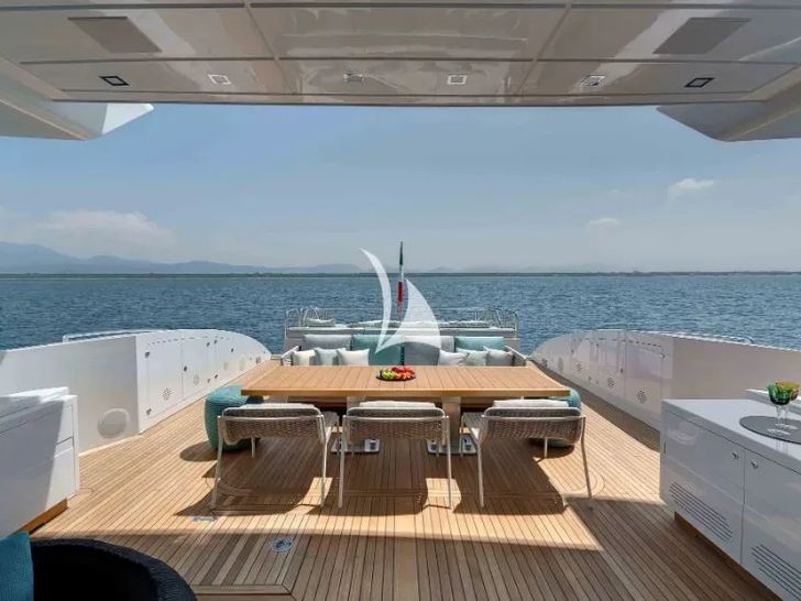 IARY Overmarine Mangusta 110 - aft deck IARY Overmarine Mangusta 110 - aft deck