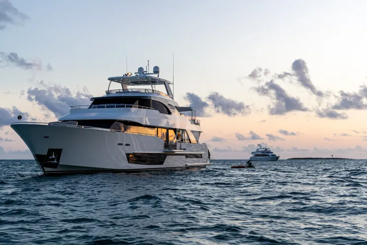 Charter Yacht ISLAND COWBOY - Ocean Alexander 37L - 5 Cabins - Nassau - Exumas - Staniel Cay - Bahamas