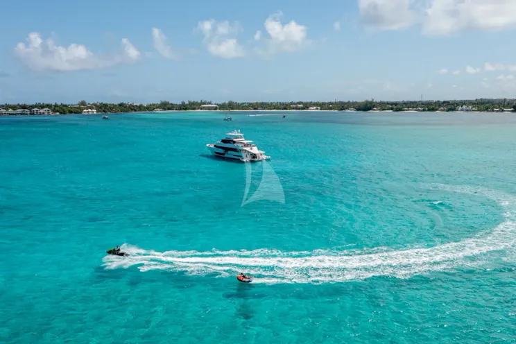 Charter Yacht ISLAND COWBOY - Ocean Alexander 37L - 5 Cabins - Nassau - Exumas - Staniel Cay - Bahamas