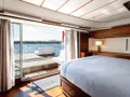 IL MIO CANTO LIBERO Nautor's Swan 105 - master cabin view IL MIO CANTO LIBERO Nautor's Swan 105 - master cabin view