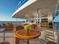I LOVE THIS BOAT Christensen 145 - sky deck seating and dining area I LOVE THIS BOAT Christensen 145 - sky deck seating and dining area