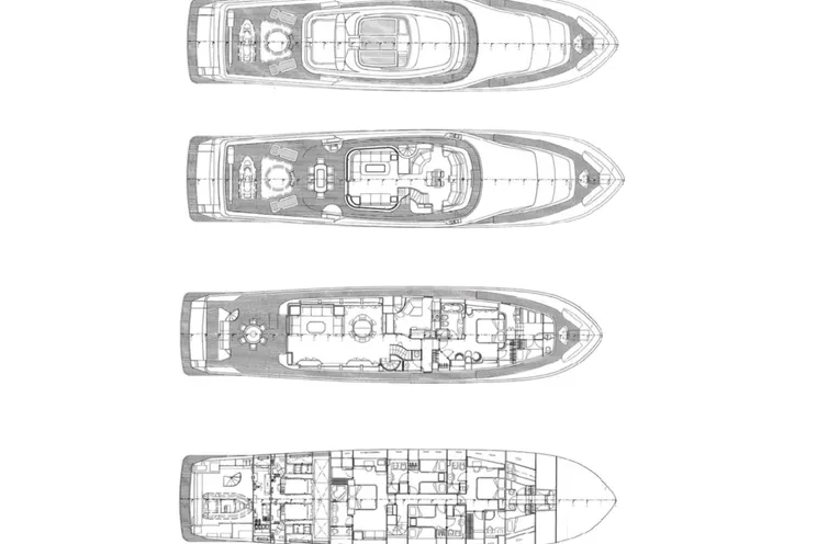Layout for IMAGINE Ferretti Custom Line Navetta 30 - layout
