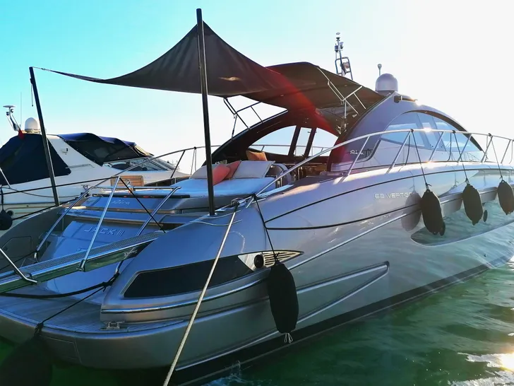 JACK III Riva 63 Vertigo - docked JACK III Riva 63 Vertigo - docked