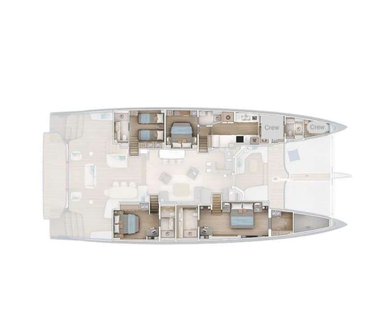 Layout for IMLADRIS Lagoon Eighty 2 - layout