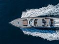 IMPERIUM Sunseeker Predator 68 - top aerial shot cruising IMPERIUM Sunseeker Predator 68 - top aerial shot cruising