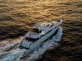 IMPULSIVE Mondomarine 40m - aerial shot cruising IMPULSIVE Mondomarine 40m - aerial shot cruising