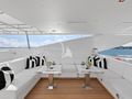 IMPULSIVE Mondomarine 40m - sun deck seating IMPULSIVE Mondomarine 40m - sun deck seating