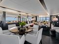 IMPULSIVE Mondomarine 40m indoor dining area