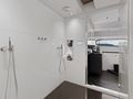 IMPULSIVE Mondomarine 40m - master cabin shower area IMPULSIVE Mondomarine 40m - master cabin shower area