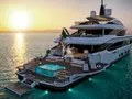 INDIGO Benetti B.Now 50 - aft shot under the sunset INDIGO Benetti B.Now 50 - aft shot under the sunset