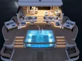 INDIGO Benetti B.Now 50 - main aft deck lounge and infinity pool INDIGO Benetti B.Now 50 - main aft deck lounge and infinity pool