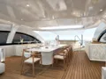 INDIGO Benetti B.Now 50 - sundeck dining area INDIGO Benetti B.Now 50 - sundeck dining area
