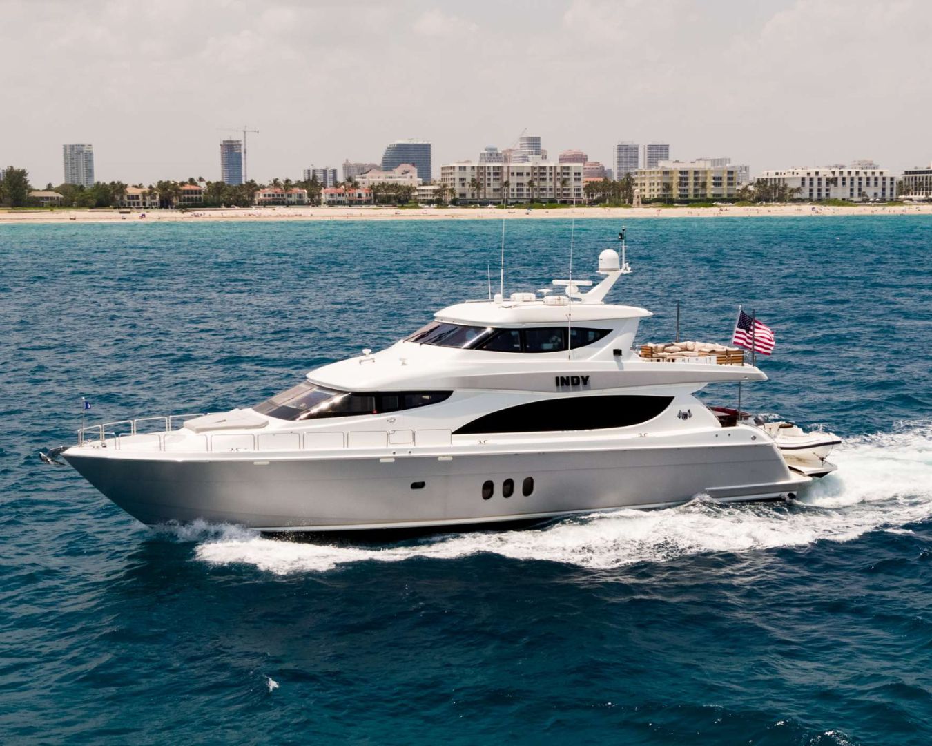 INDY Hatteras 85 - profile