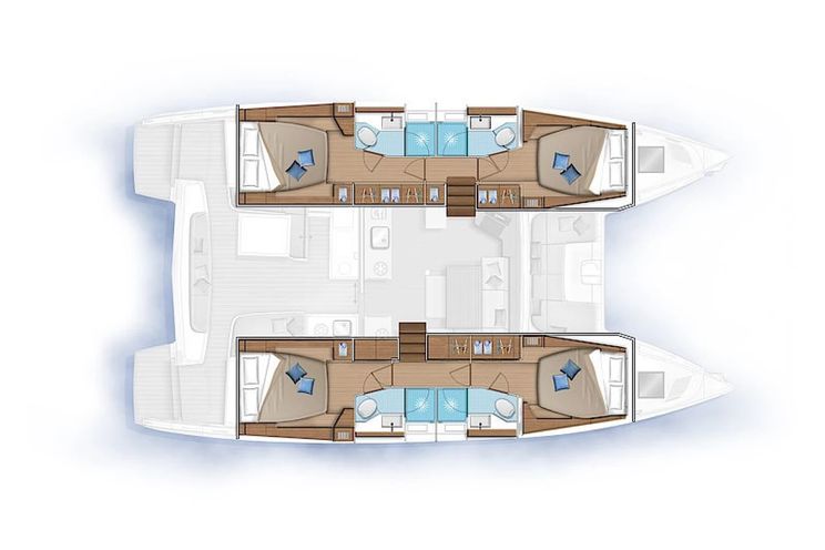 Layout for INNPRO Lagoon 46 - layout
