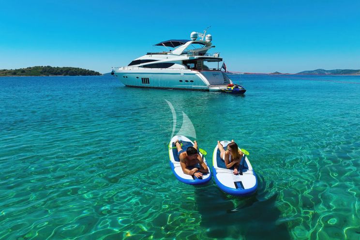 Charter Yacht INSIEME - Princess 85 Fly - 4 Cabins - Trogir - Split - Hvar - Croatia