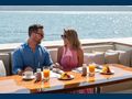 INTRIGUE Jade yacht 28m alfresco dining