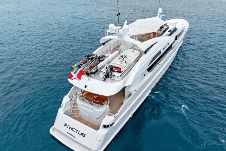 Charter Yacht INVICTUS - Palmer Johnson 123 - 4 Cabins - Nassau - Exumas - Bahamas