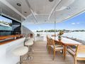 INVICTUS Palmer Johnson 123 - main aft deck alfresco dining area INVICTUS Palmer Johnson 123 - main aft deck alfresco dining area
