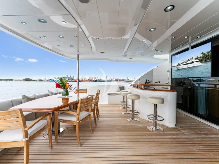 INVICTUS Palmer Johnson 123 - main aft deck INVICTUS Palmer Johnson 123 - main aft deck