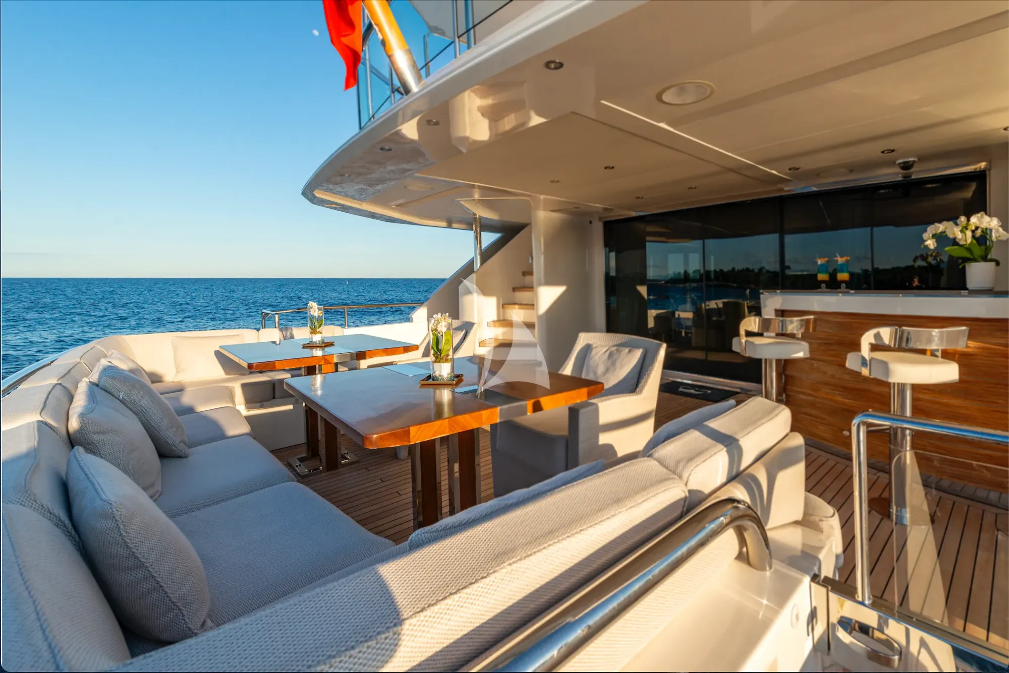 IMPERIAL PRINCESS BEATRICE Princess 131 - main aft deck dining lounge and bar