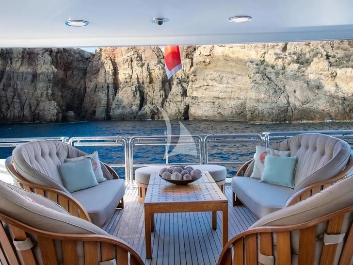 IRAVATI Oceanco 42m - aft deck IRAVATI Oceanco 42m - aft deck