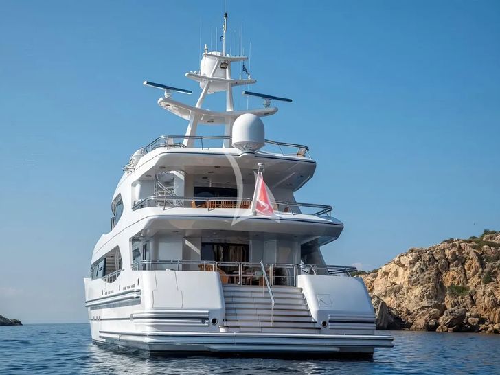 IRAVATI Oceanco 42m - aft view IRAVATI Oceanco 42m - aft view