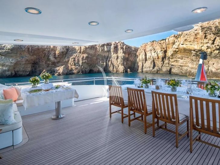 IRAVATI Oceanco 42m - sky deck aft IRAVATI Oceanco 42m - sky deck aft