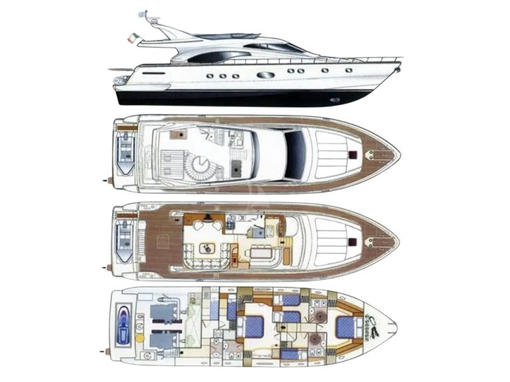 IRENE Ferretti 21m - layout IRENE Ferretti 21m - layout