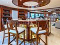 IRON BLONDE Trinity Yacht 60m - main salon bar and wine cellar IRON BLONDE Trinity Yacht 60m - main salon bar and wine cellar