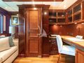 IRON BLONDE Trinity Yacht 60m - owner's suite office lounge IRON BLONDE Trinity Yacht 60m - owner's suite office lounge