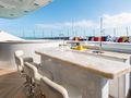 IRON BLONDE Trinity Yacht 60m - sundeck bar and sunbed IRON BLONDE Trinity Yacht 60m - sundeck bar and sunbed