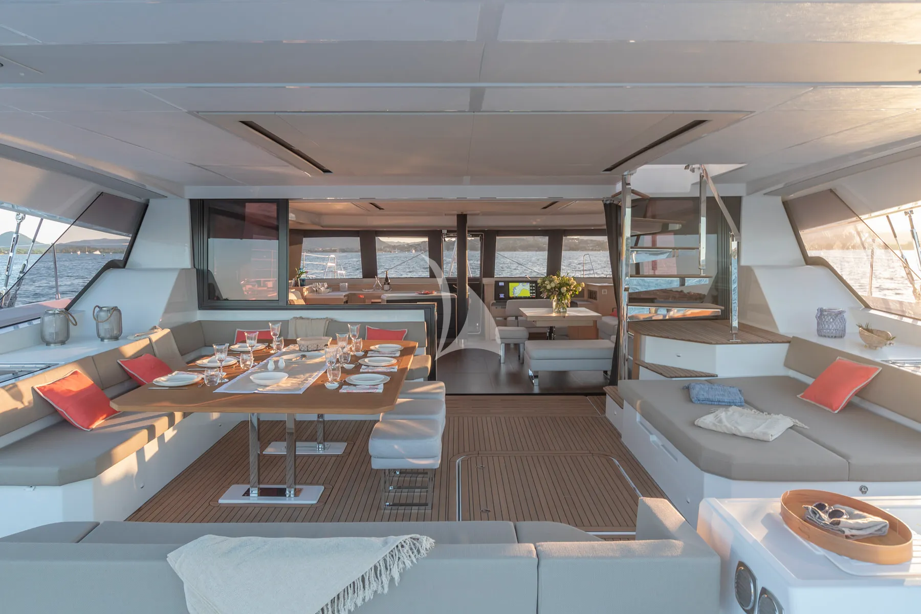ISOLA Fountaine Pajot Alegria 67 - aft deck