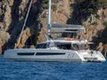 ISOLA Fountaine Pajot Alegria 67 - anchored side profile ISOLA Fountaine Pajot Alegria 67 - anchored side profile