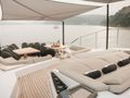 ISOTTA - Ferretti 1000 Skydeck,skydeck lounging and sun beds