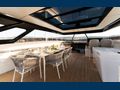 ISOTTA - Ferretti 1000 Skydeck,indoor dining area