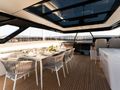 ISOTTA - Ferretti 1000 Skydeck,indoor dining area