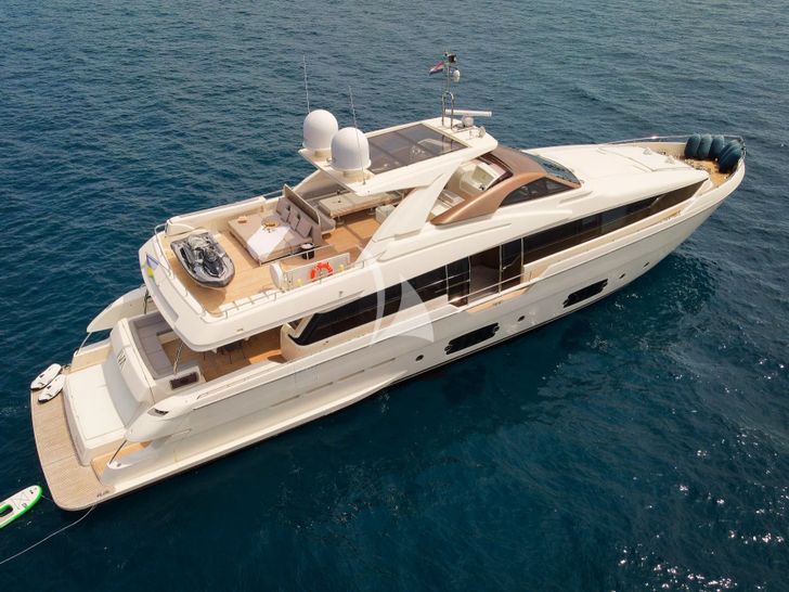 IVA Ferretti 960 - aerial shot IVA Ferretti 960 - aerial shot